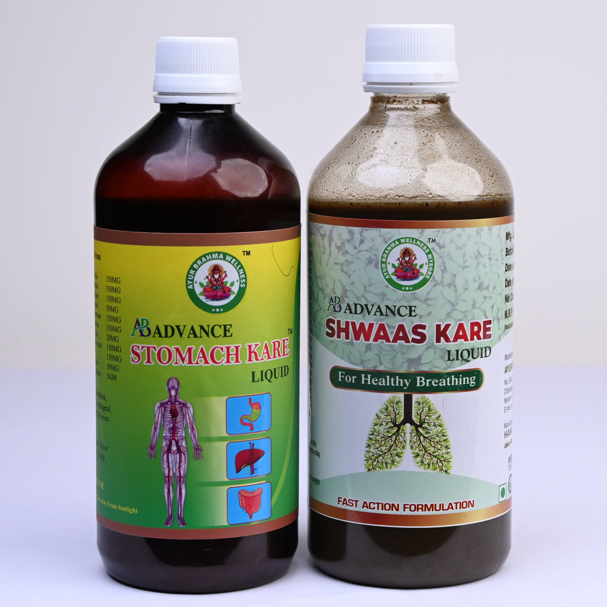 AB Advance Shwaas Kare and Stomach Kare Combo