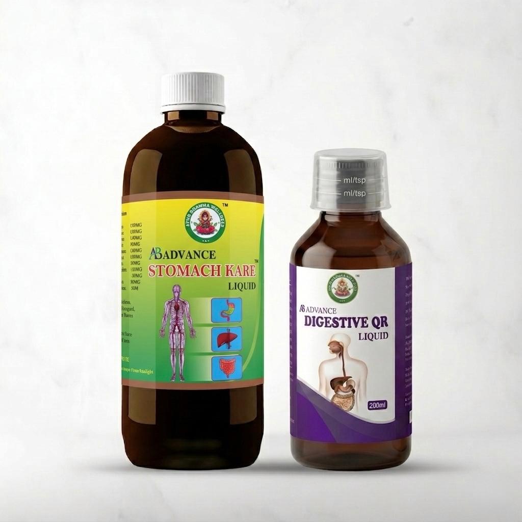 AB Advance Digestive QR and Stomach Kare combo
